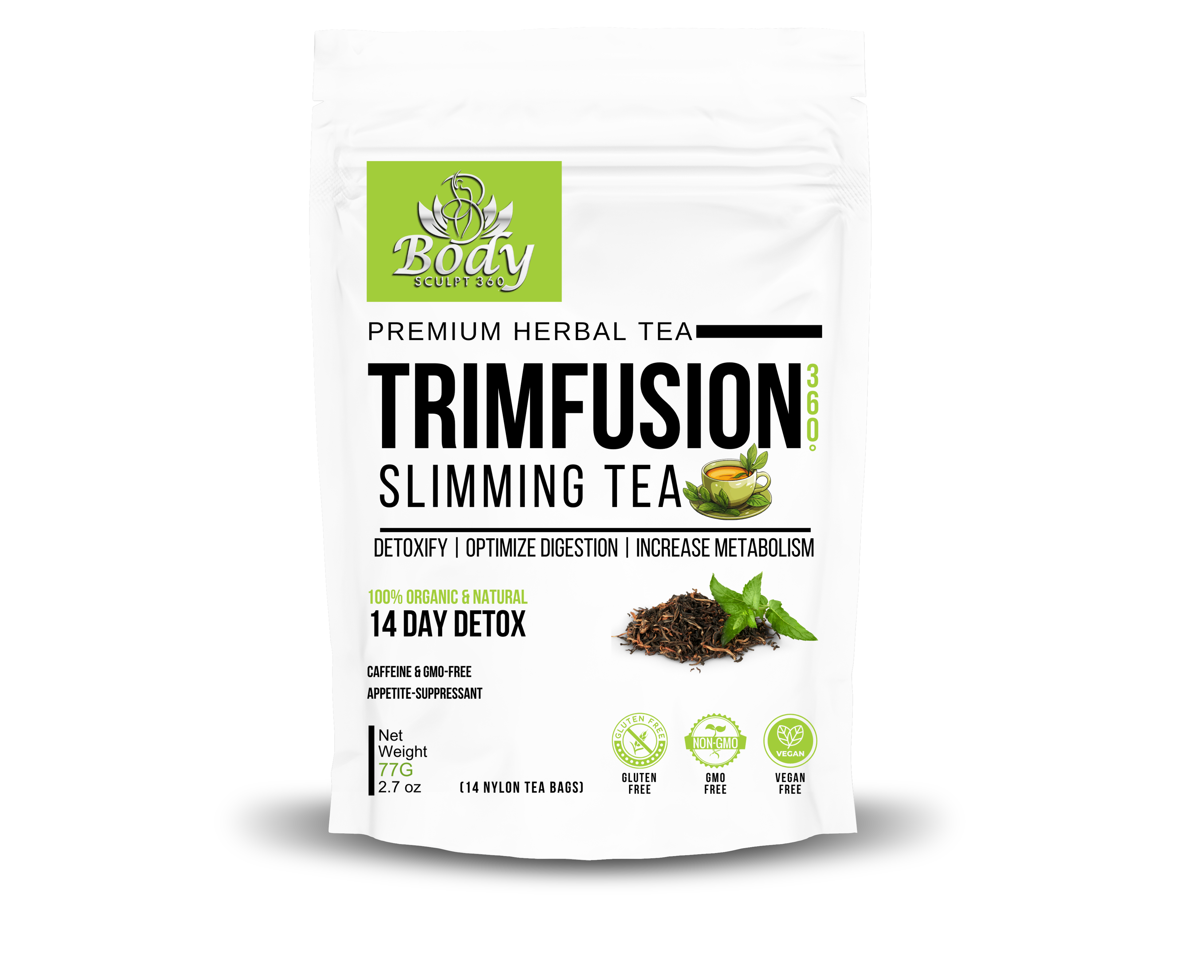TrimFusion 360° Slimming Tea – Natural Belly Fat Burner Detox