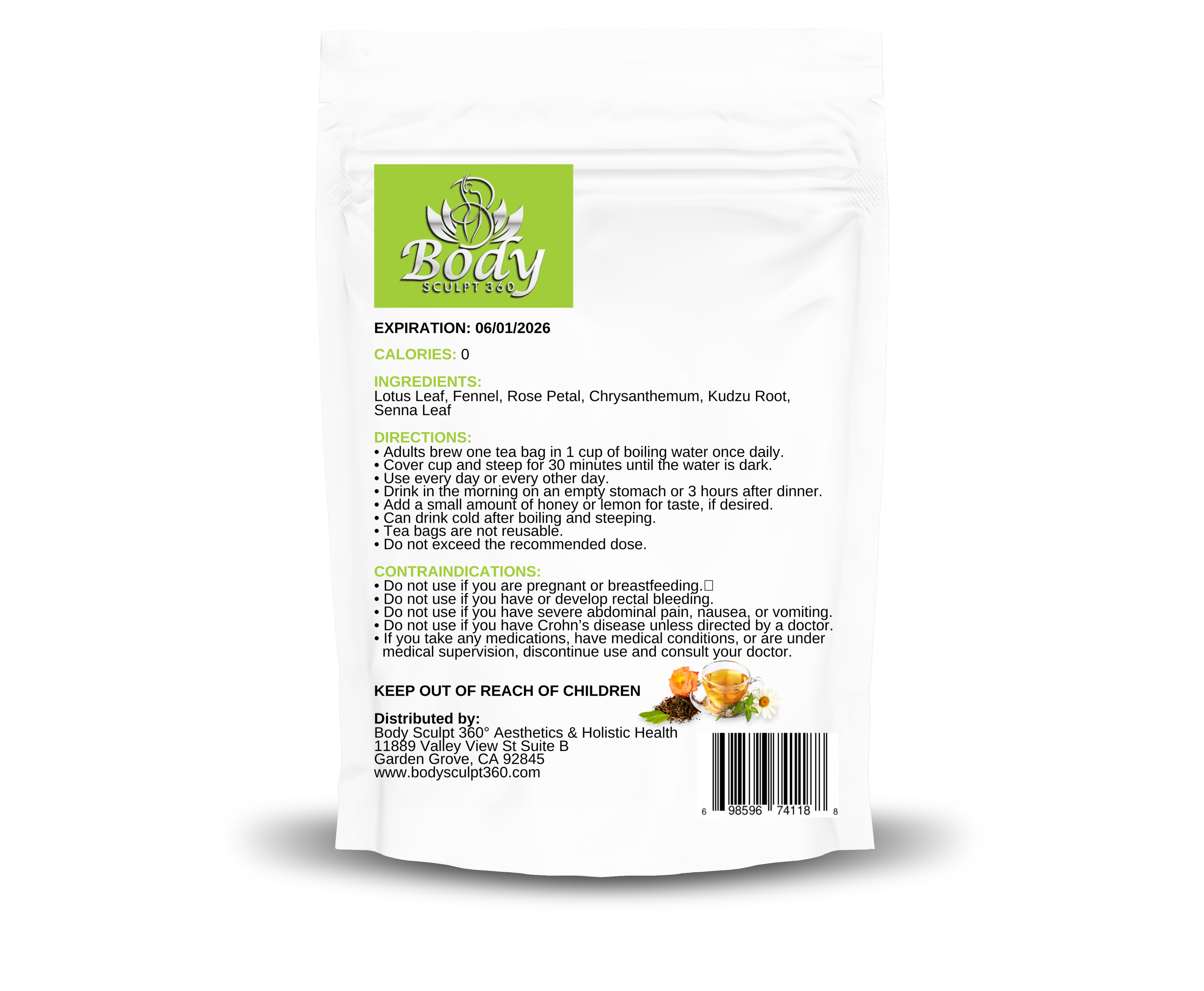 TrimFusion 360° Slimming Tea – Natural Belly Fat Burner Detox
